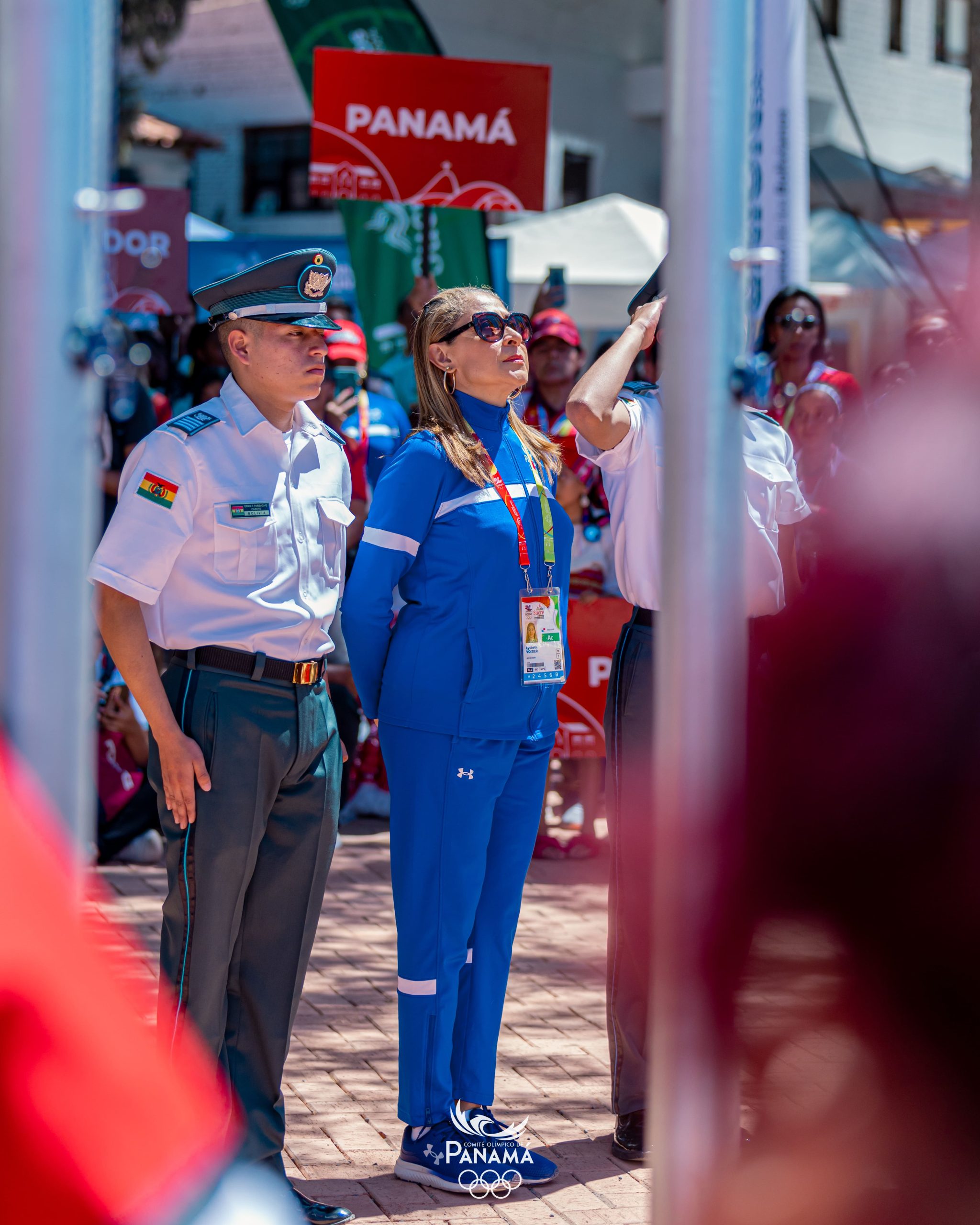 Panamá presente en la Ceremonia de Izada de las Banderas en los I Juegos Bolivarianos de la Juventud Sucre 2024