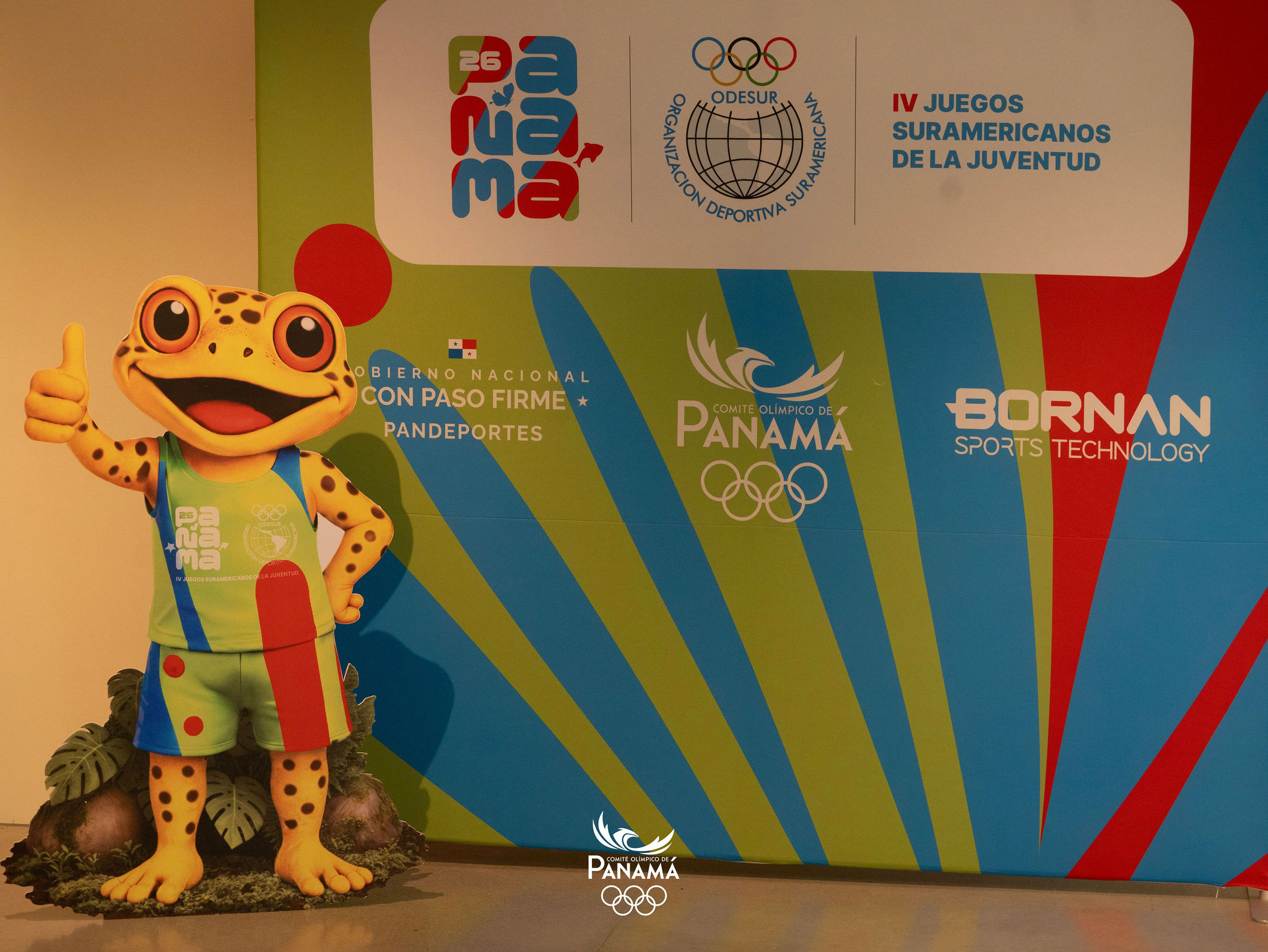 ANTÓN, LA MASCOTA OFICIAL DE LOS IV JUEGOS SURAMERICANOS DE LA JUVENTUD PANAMÁ 2026