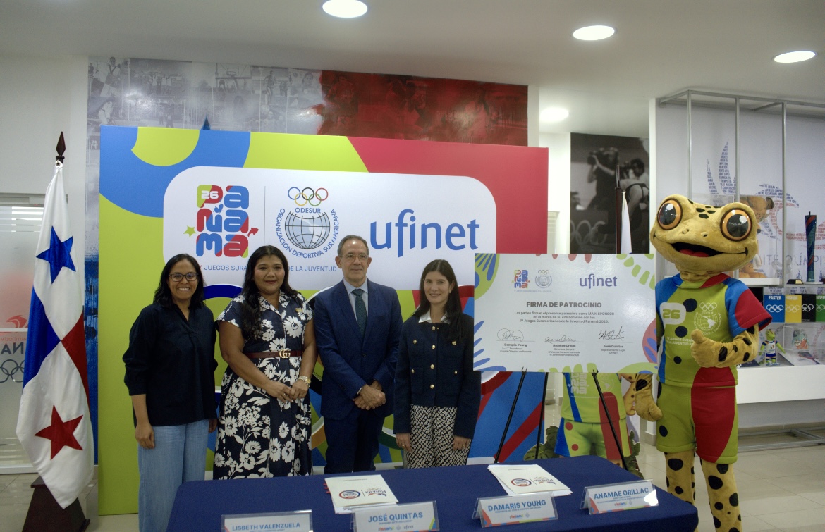 UFINET, Patrocinador Principal de los IV Juegos Suramericanos de la Juventud Panamá 2026