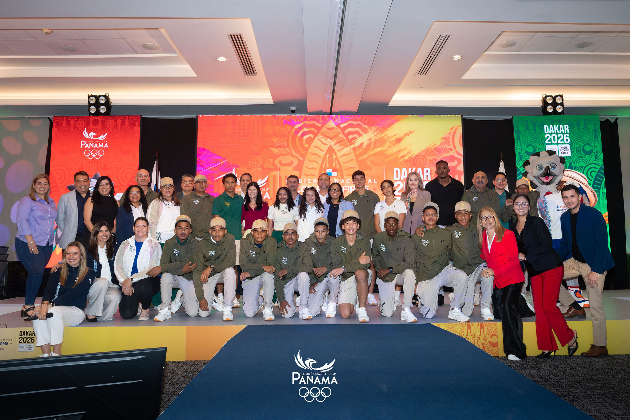 Team Panamá presenta a su delegación y a sus abanderados para los IV Juegos Olímpicos de la Juventud Dakar 2026